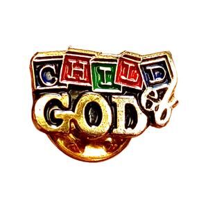 Vintage CHILD of GOD Small Lapel Pin
